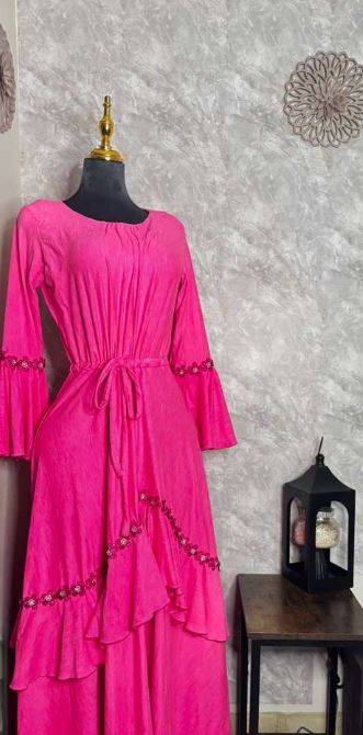Blush Bloom Abaya